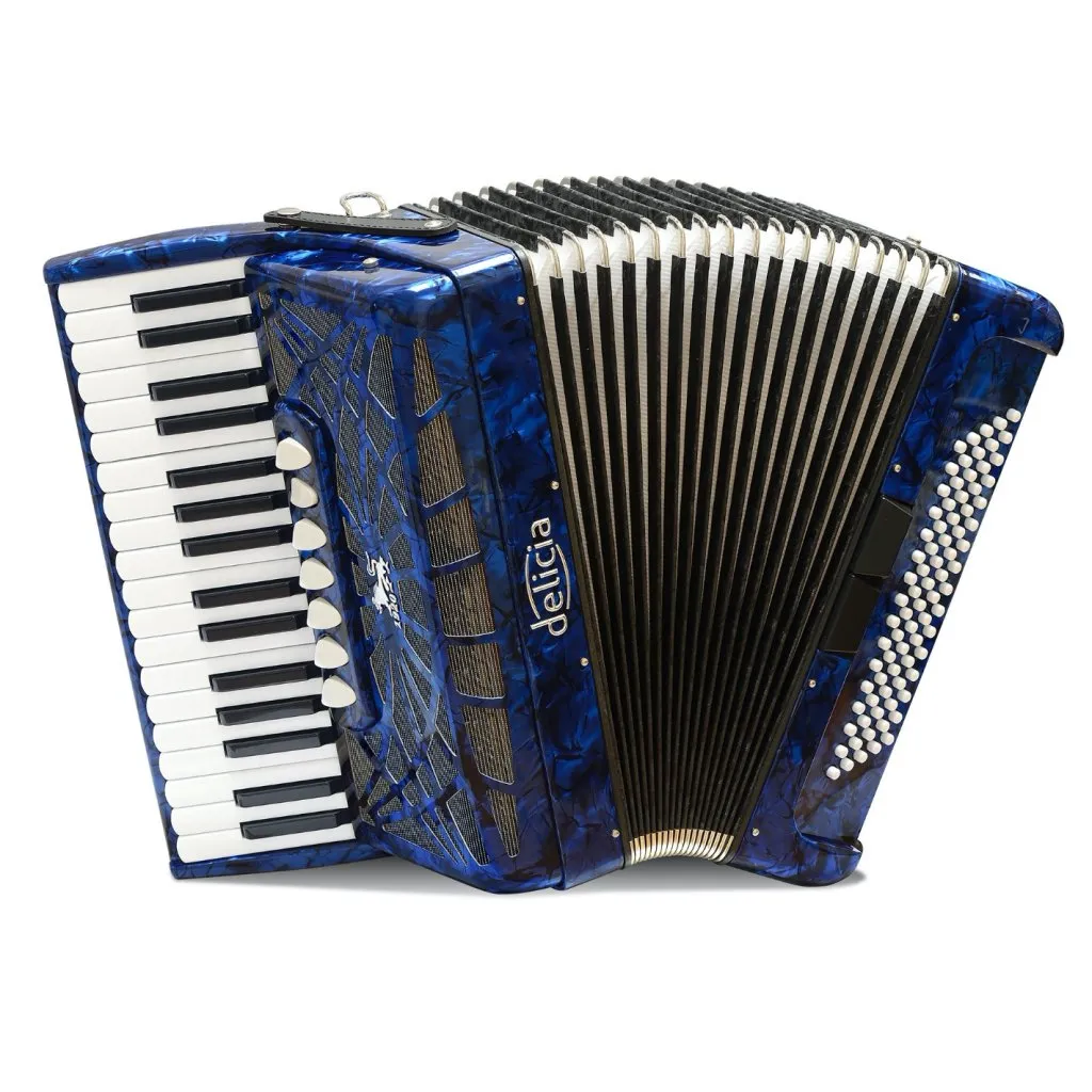 Blau Akkordeon Komplett